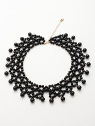 2014年爆款甜美珍珠假领项链 小俊秀引领饰品新风尚