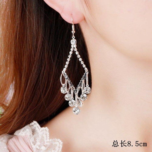 精美夸张大耳饰 韩版流苏耳坠，气质女的时尚利器